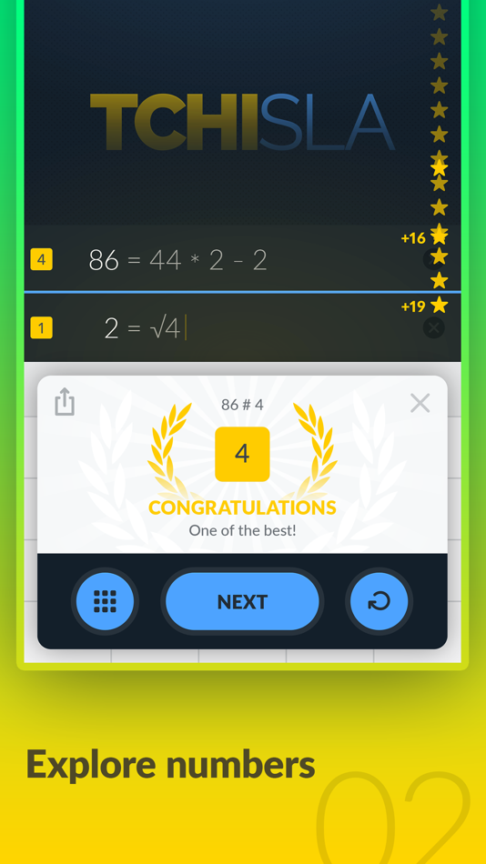 #2. Tchisla: Number Puzzle (iOS) 由: HORIS INTERNATIONAL LIMITED