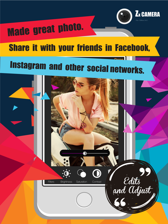 Screenshot #5 pour Zx Camera Photo Editor Pro