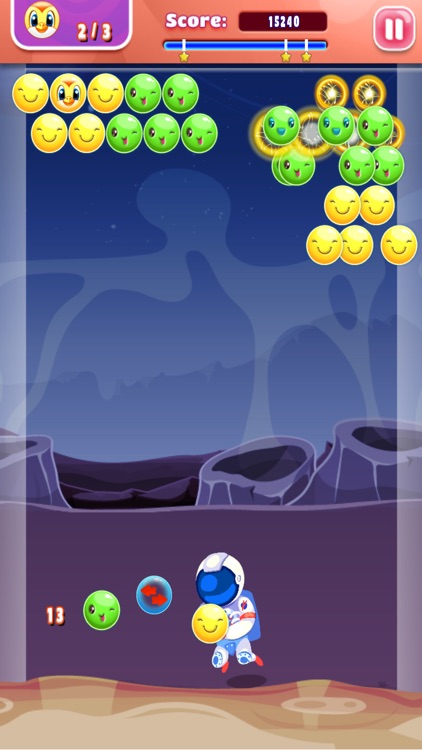 Spaceman Bubble Float - PRO - out of this world pop shooter