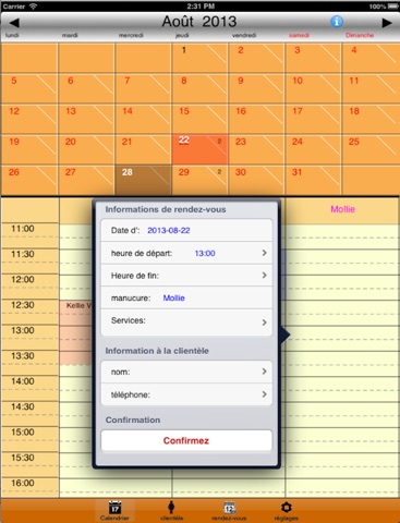 SalonBook screenshot 2