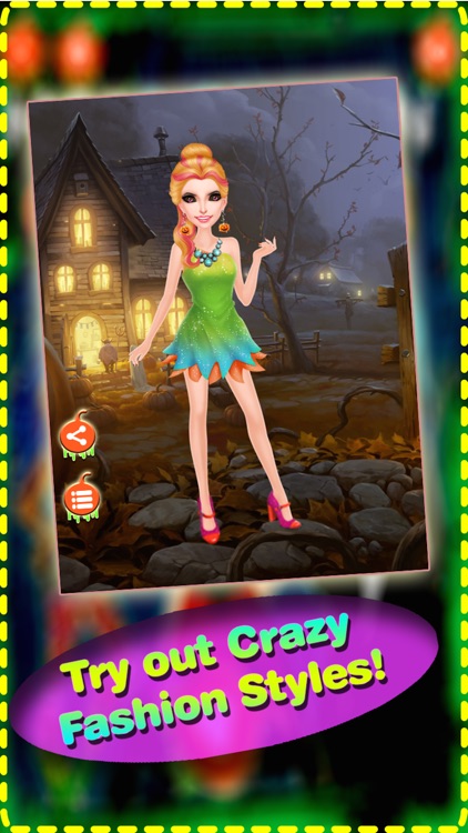 Halloween dress up game - Real Halloween girls screenshot-4