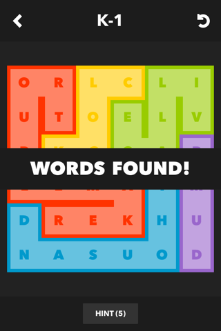 Block Words - Find the Words and Fill the Grid Game screenshot 2