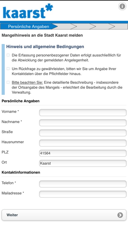 Mängelmelder Kaarst