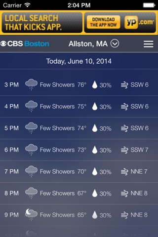 CBS Boston Weather screenshot 4