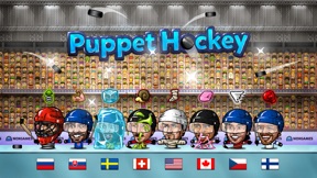 Puppet Ice Hockey: Championship of the big head nofeet Marionette slapshot stars screenshot
