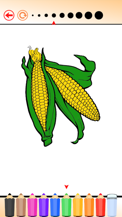 The Vegetable Coloring Book for Children: Learn to color the world of food, fruits and vegetables Screenshot
