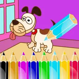 How to draw dog-Baby Simple Drawings app icon