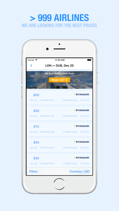 Screenshot #2 pour Go Flights - compare cheap flights and buy ticket