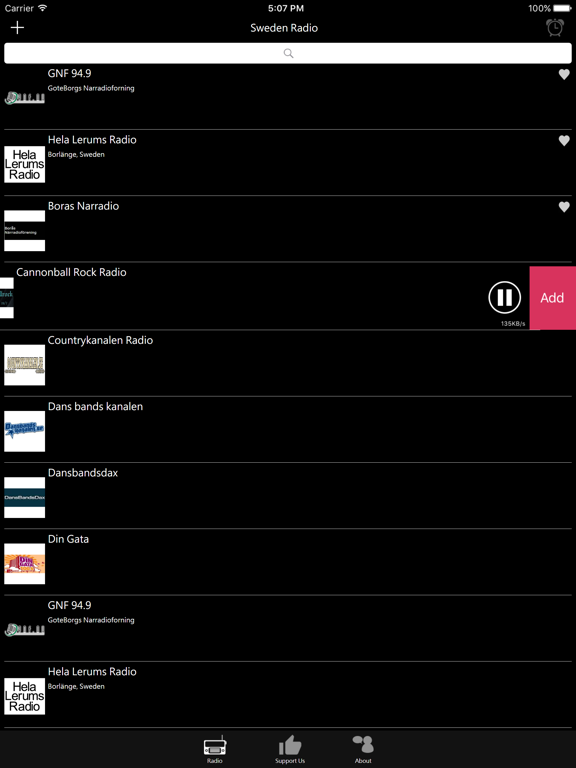 Swedish Radio iPad screenshot 4 - Entertainment app