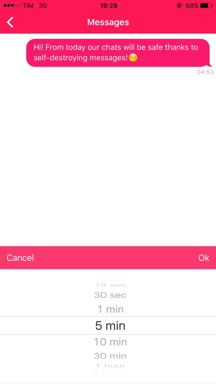 CackleChat - Self-Destructing messages