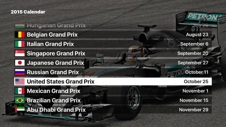 Screenshot #1 pour Grand Prix Stats