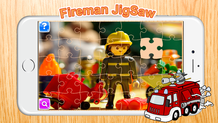 Fireman Jigsaw Puzzles - Preschool Education Games Free