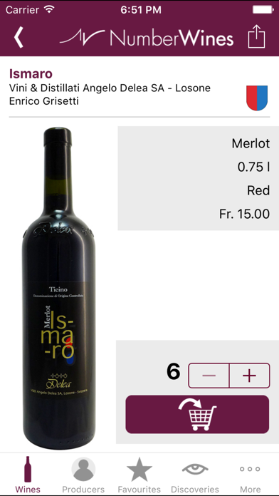 NumberWines Screenshot