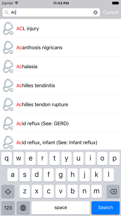 Disorder & Diseases Dictionary screenshot 2