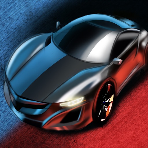 Trace Race - Drag And Draw The Route And Speed Up To The Car Race Icon