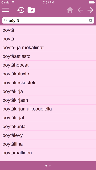 Suomi Monikielinen sanakirja screenshot 4