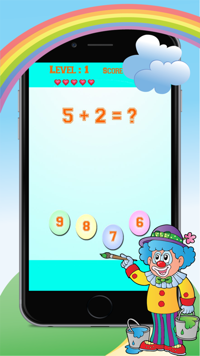 Screenshot #1 pour Mathematics Additions Edu Fun Games For Free