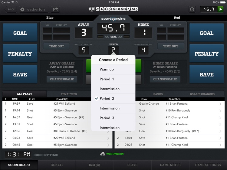 SportsEngine Hockey Scorekeeper