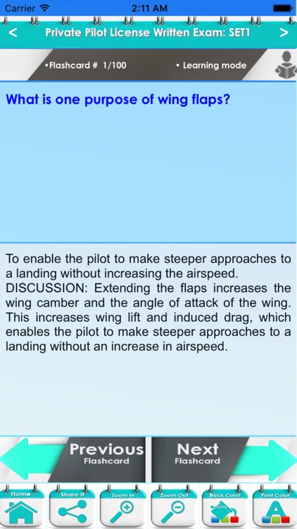 Private Pilot License Test-2700 Flashcards Study Notes, Terms & Quizzes screenshot-4