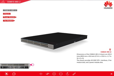 CE6810-48S-LI 3D View screenshot 2