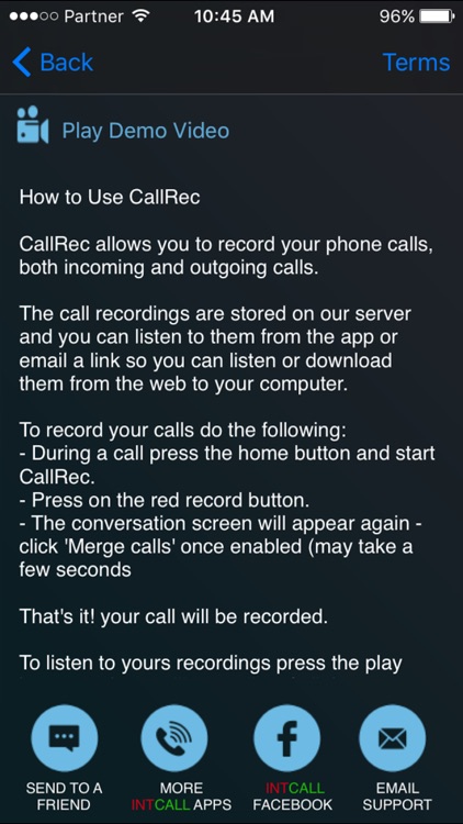 CallRec Lite - IntCall