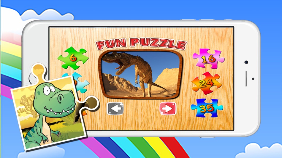 Dino Puzzle Jigsaw Games Free - Dinosaur Puzzles For Kids Toddler And Preschool Learning Games - 1.0.2 - (iOS)