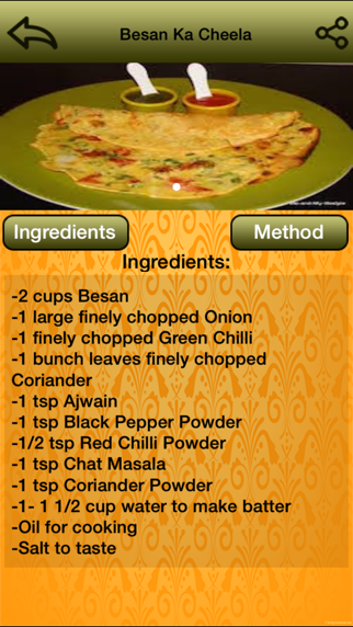 Screenshot #3 pour Recettes-libres indiennes