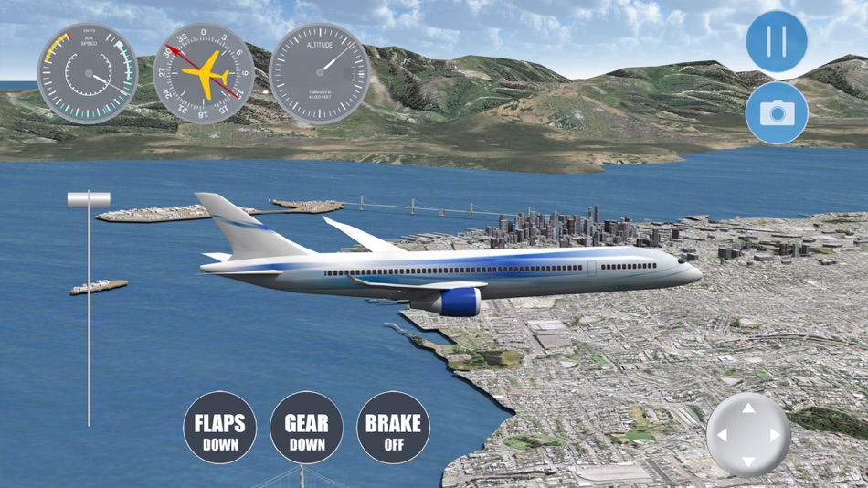 #4. San Francisco Flight Simulator (iOS) 由: Tri One Games