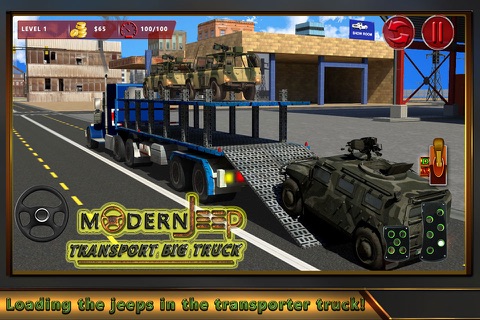 Modern Jeep Transport Big Truck screenshot 2