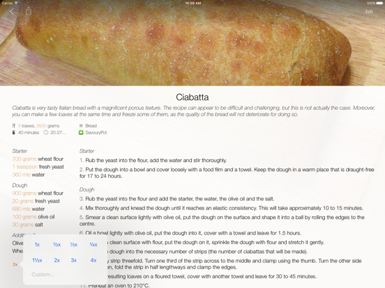 Screenshot #6 pour SavouryPot - Recipe Manager & Personal Cookbook