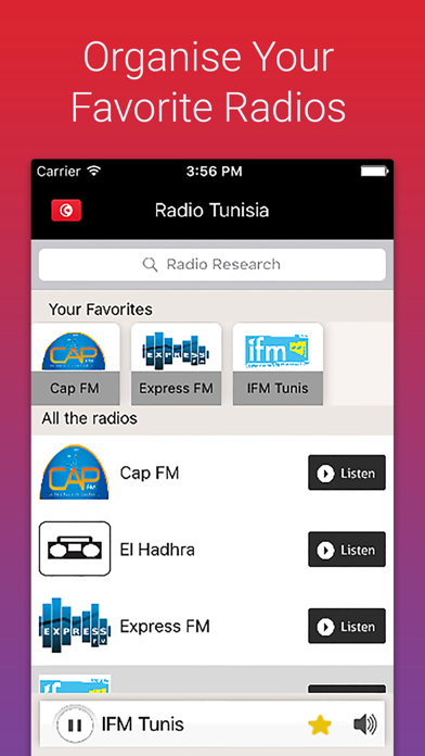 Screenshot #3 pour Radio Tunisie - Radios Tunisiennes