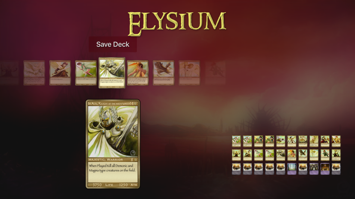 Screenshot #1 pour Elysium- The Trading Card Game