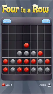 four in a row. iphone screenshot 3