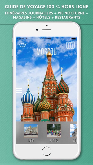 Screenshot #1 pour Moscou Guide de Voyage avec Carte Touristique