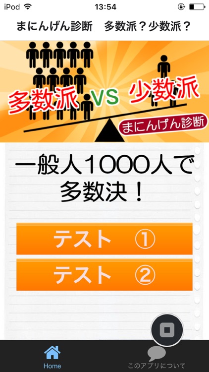 まにんげん診断　多数派？少数派？