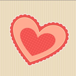 Hand Drawn Paper Heart Stickers