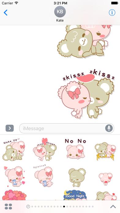 Suger Cubs - for Loving talk Animated Sticker screenshot 3