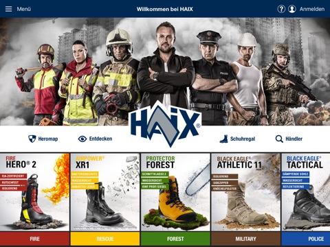 HAIX Hero-App screenshot 2