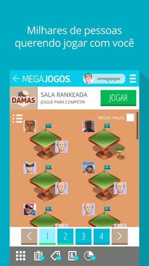 Damas Online by Megajogos Entretenimento Ltda