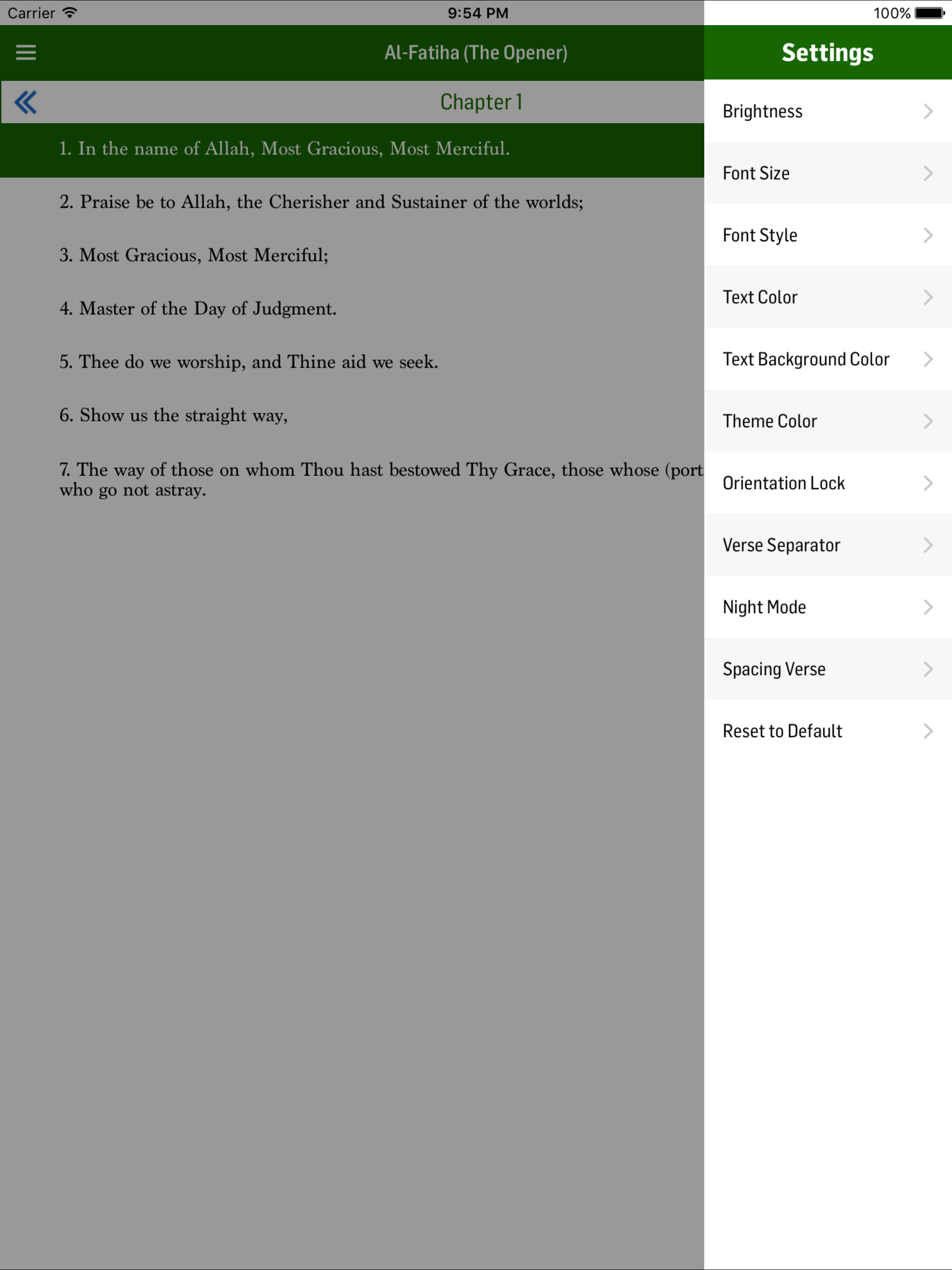 Holy Quran (Sahih International Translation) screenshot 9