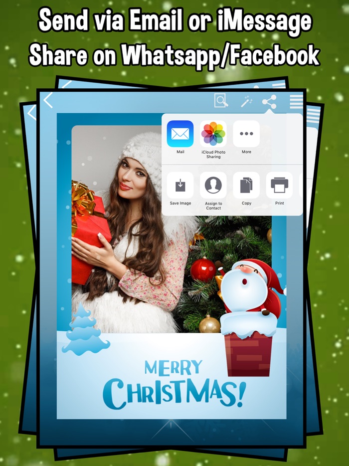 Christmas Frames Collage