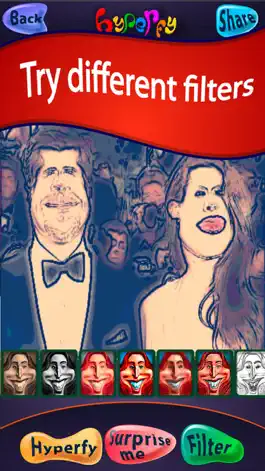 Game screenshot Caricature Hyper Face Morph from photos, camera shots or Facebook hack