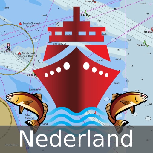 i-Boating:Holland/Netherlands GPS Nautical/Marine Charts & Maps