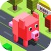 Cute Little Pig City Runner
