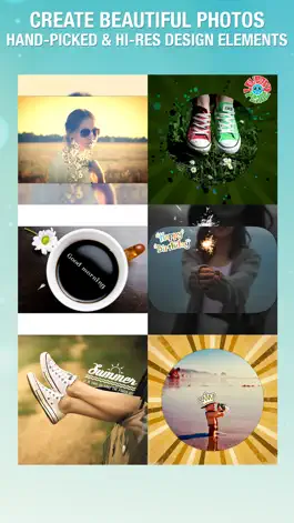 Game screenshot Coloragram - Layout And Post Entire Photo With Awesome Background. apk
