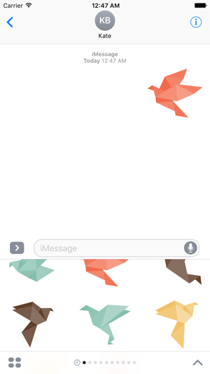 Origami Bird Stickers(圖2)-速報App