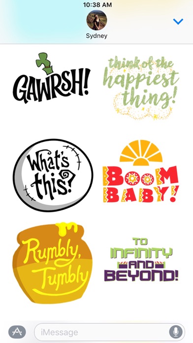 Disney Stickers: Quotes