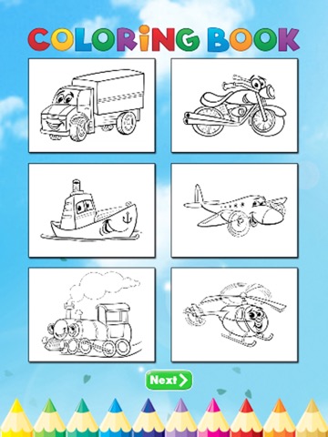 Car Art Coloring Book - 子供のためのアクティビティのおすすめ画像3