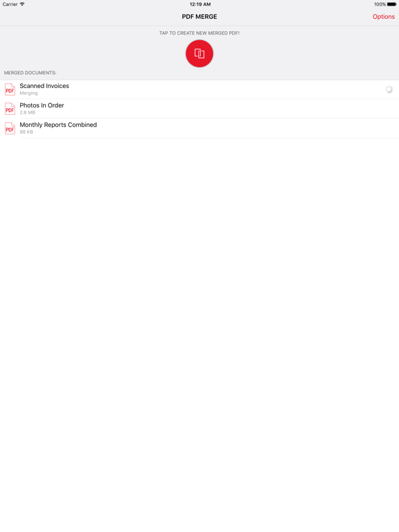 Screenshot #4 pour PDF Merge - Combine PDF Documents
