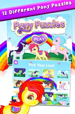Game screenshot Pony Puzzles: Jigsaw Puzzles for Kids and Toddlers mod apk